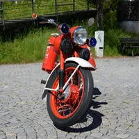 Melde-Motorrad