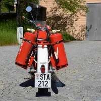 Melde-Motorrad